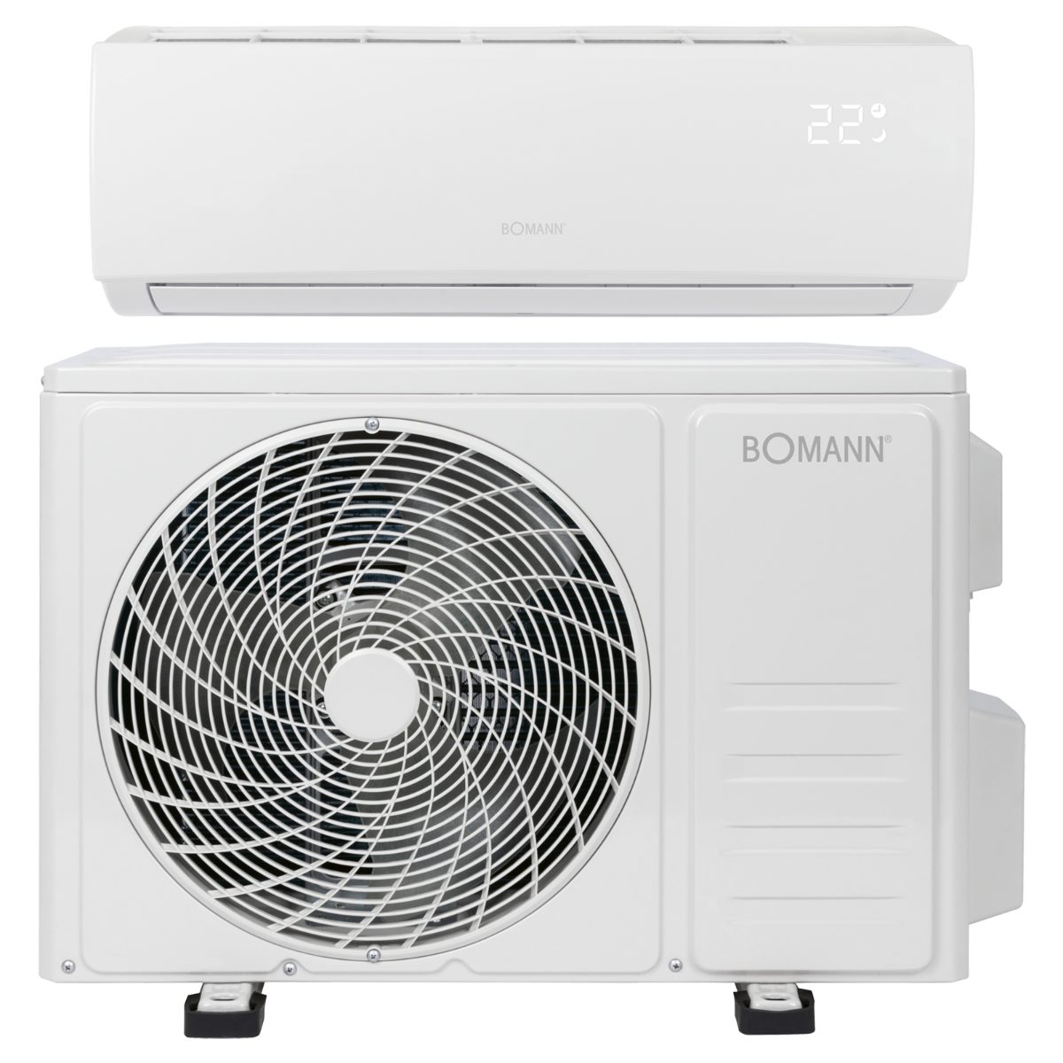 BOMANN Klimagerät CL 6045 QC CB weiß Inverter-Klimasplitgerät