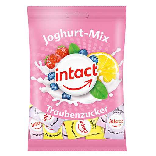 INTACT Traubenzucker Beutel Joghurt-Mix  75 g  Bonbons