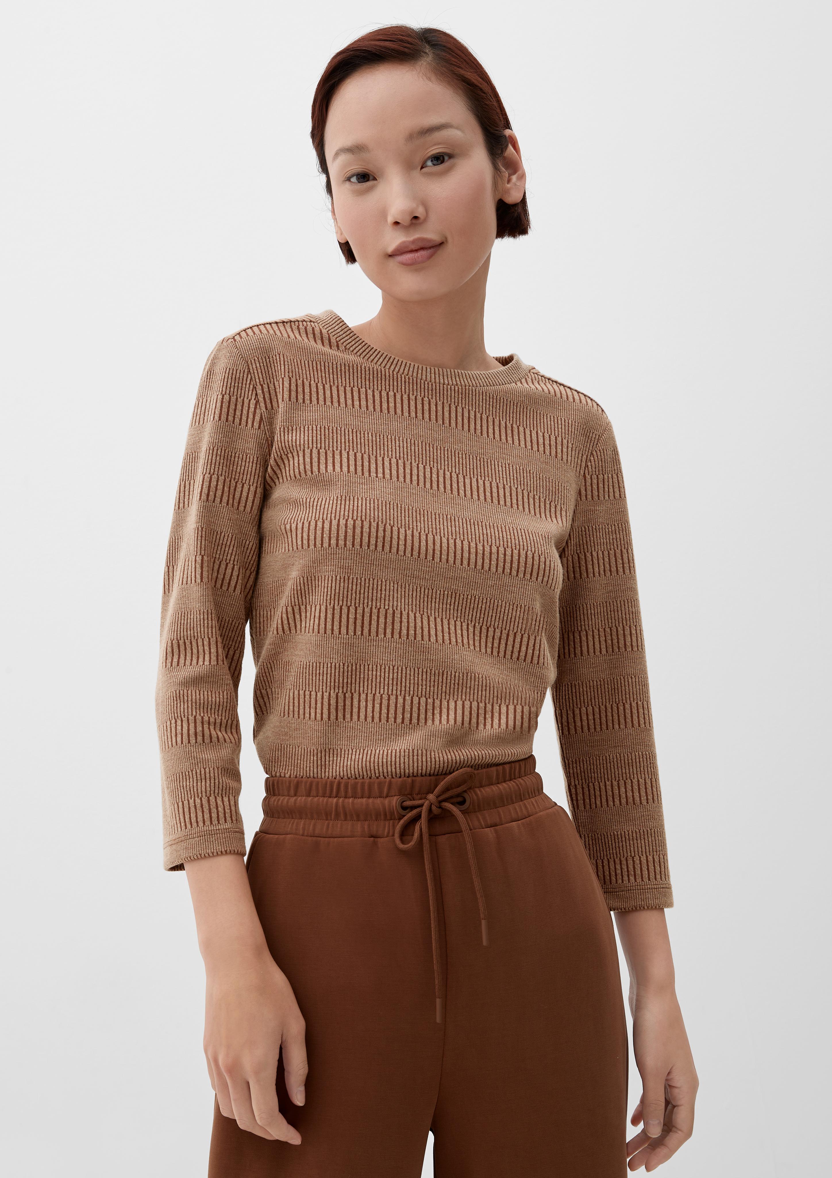 Struktur-Shirt aus Viskosestretch  2121360-8764