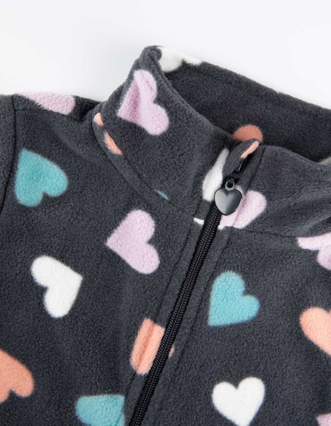 Fleecepullover - Allover-Print