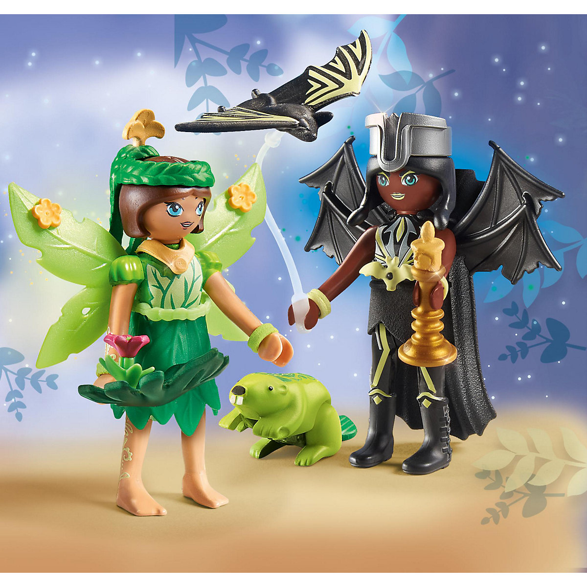 PLAYMOBIL® 71350 Forest Fairy & Bat Fairy mit Seelentieren