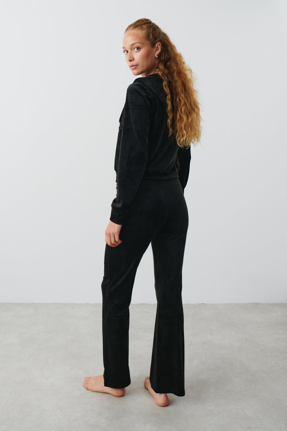 Velour trousers