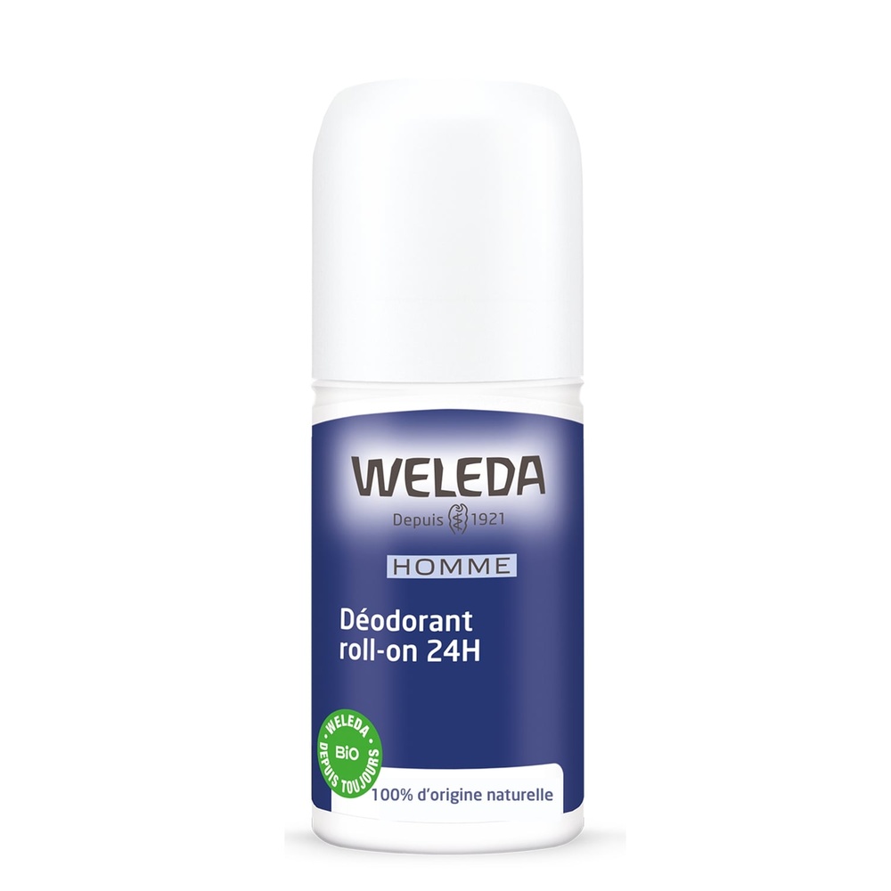 WELEDA Déodorant roll-on 24H Homme - 50 ml Hygiène