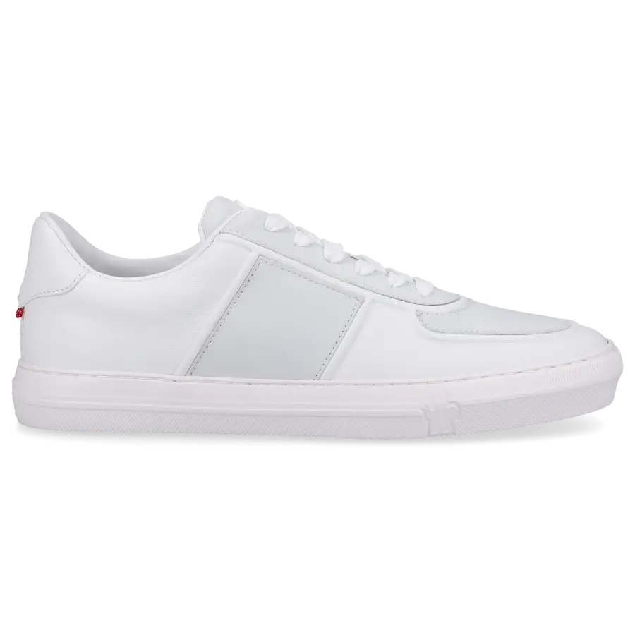 Moncler - Sneaker low NEW YORK Kalbsleder - weiß
