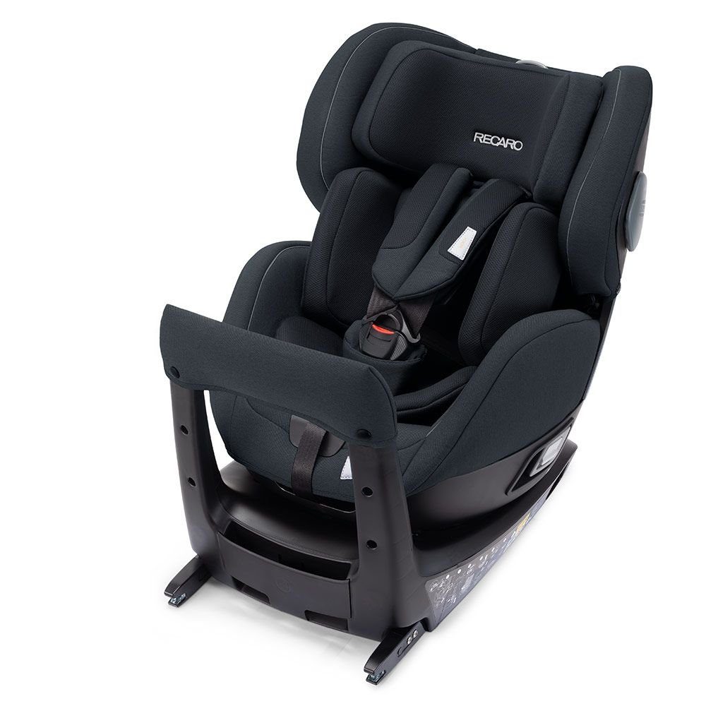 RECARO Autokindersitz Salia i-Size - Prime - Mat Black, bis: 18 kg, Reboarder Kinder Autositz ab der Geburt (40 cm) bis max. 105 cm