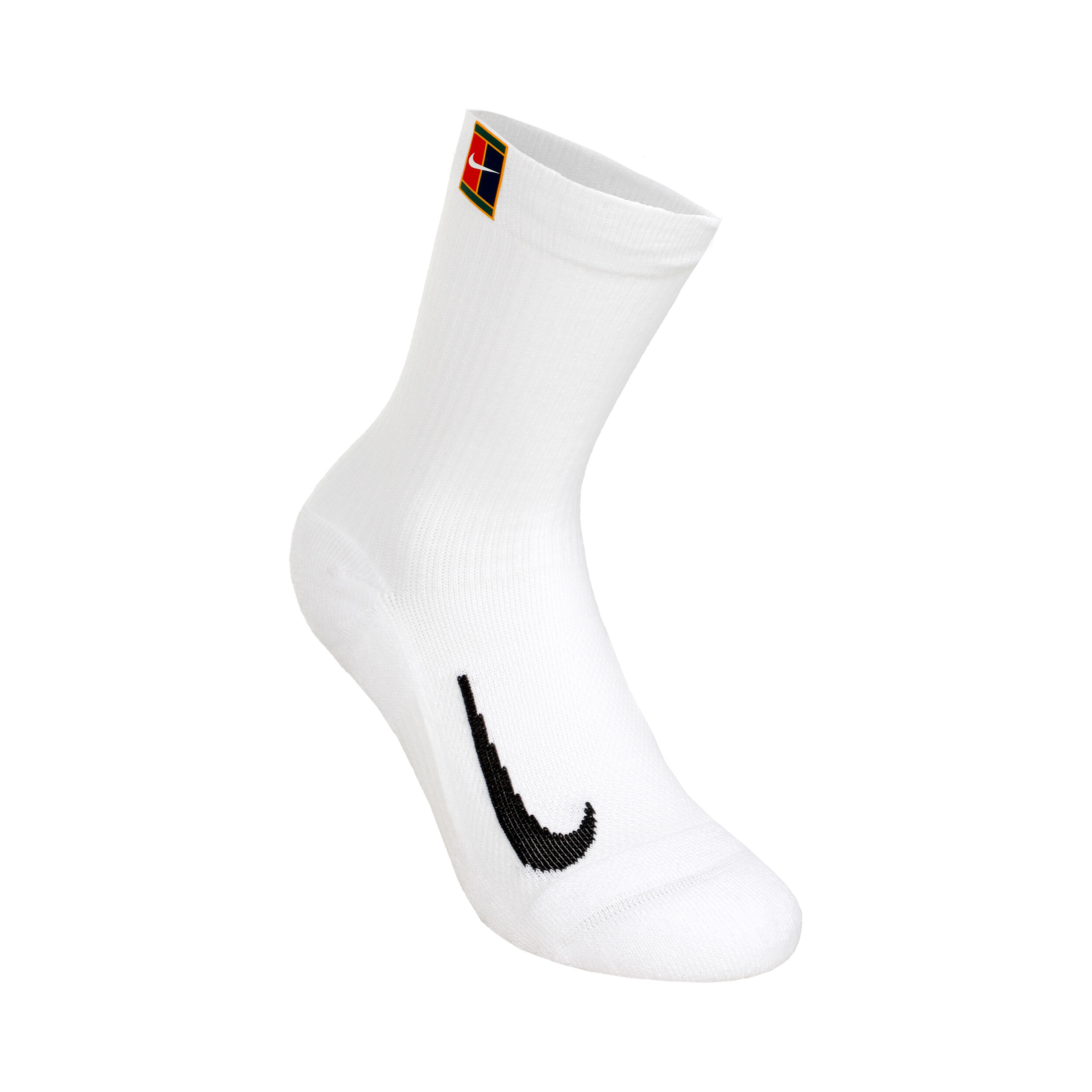 Court Multiplier Cushioned Tennissocken 2er Pack - Weiß, Schwarz