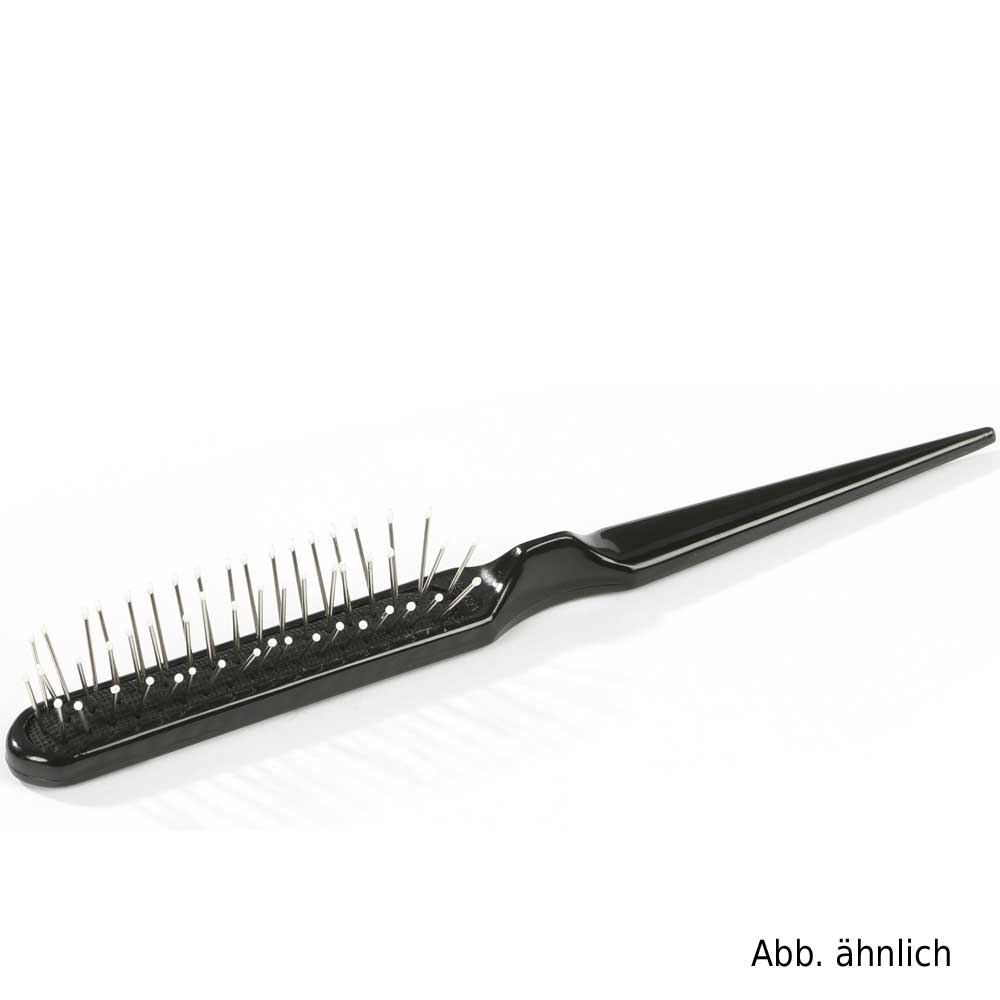 Braun & Wettberg Kunststoffbürste mit Toupiergriff, rot