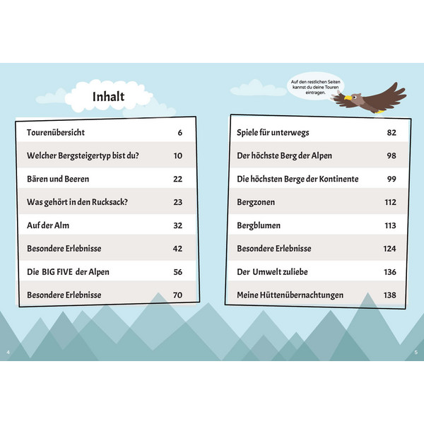MEINE TOUREN - WANDERTAGEBUCH FÜR KINDER - Kinderbuch