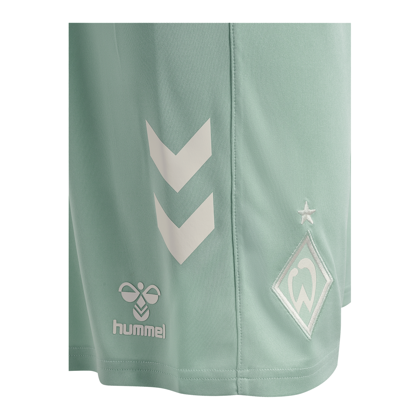 Hummel SV Werder Bremen Short Away 2024/2025 Grün F6117