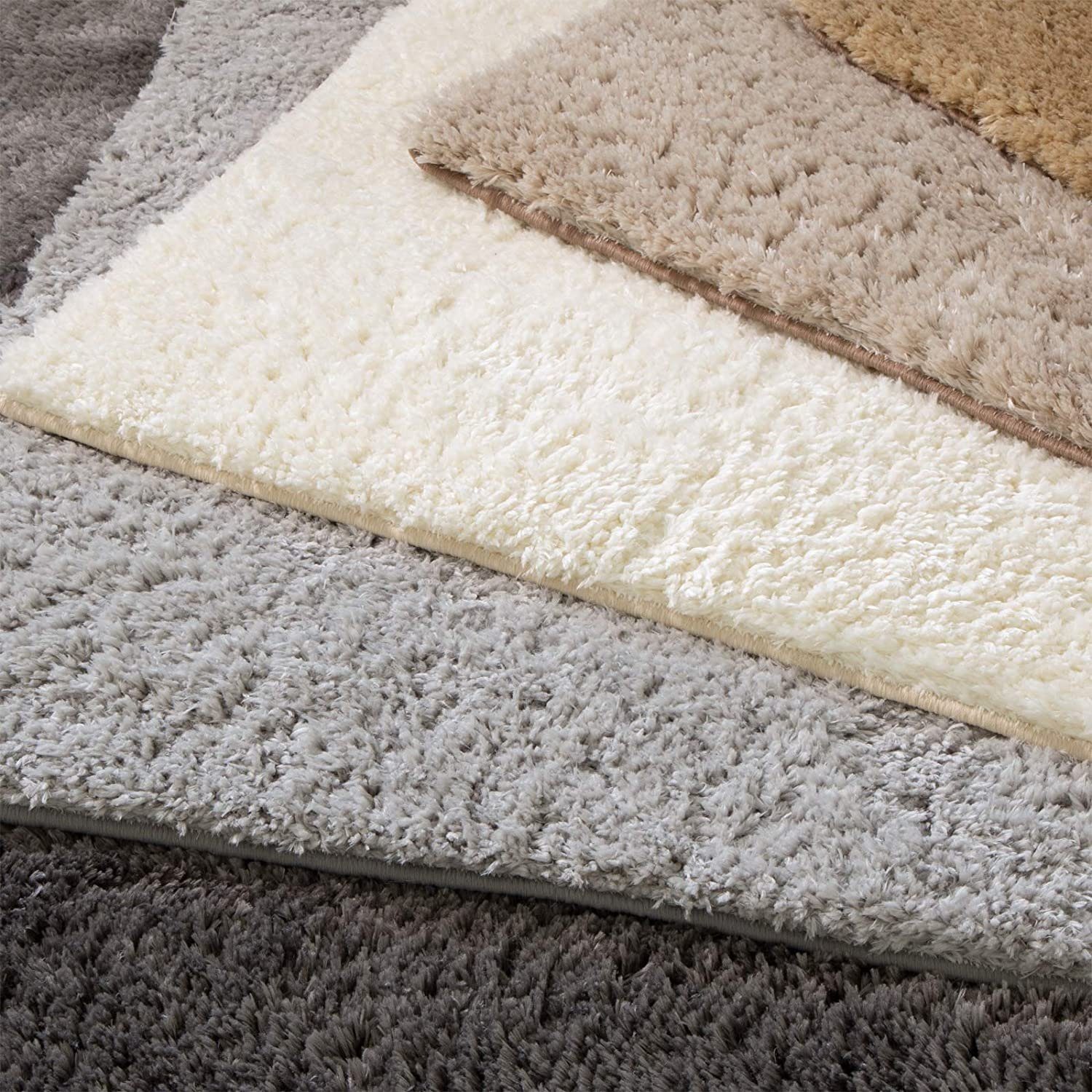 Bettumrandung Elite, Erhältlich in 5 Farben & 3 Größen, Bettläufer Floordirekt, (3-tlg), Flokati