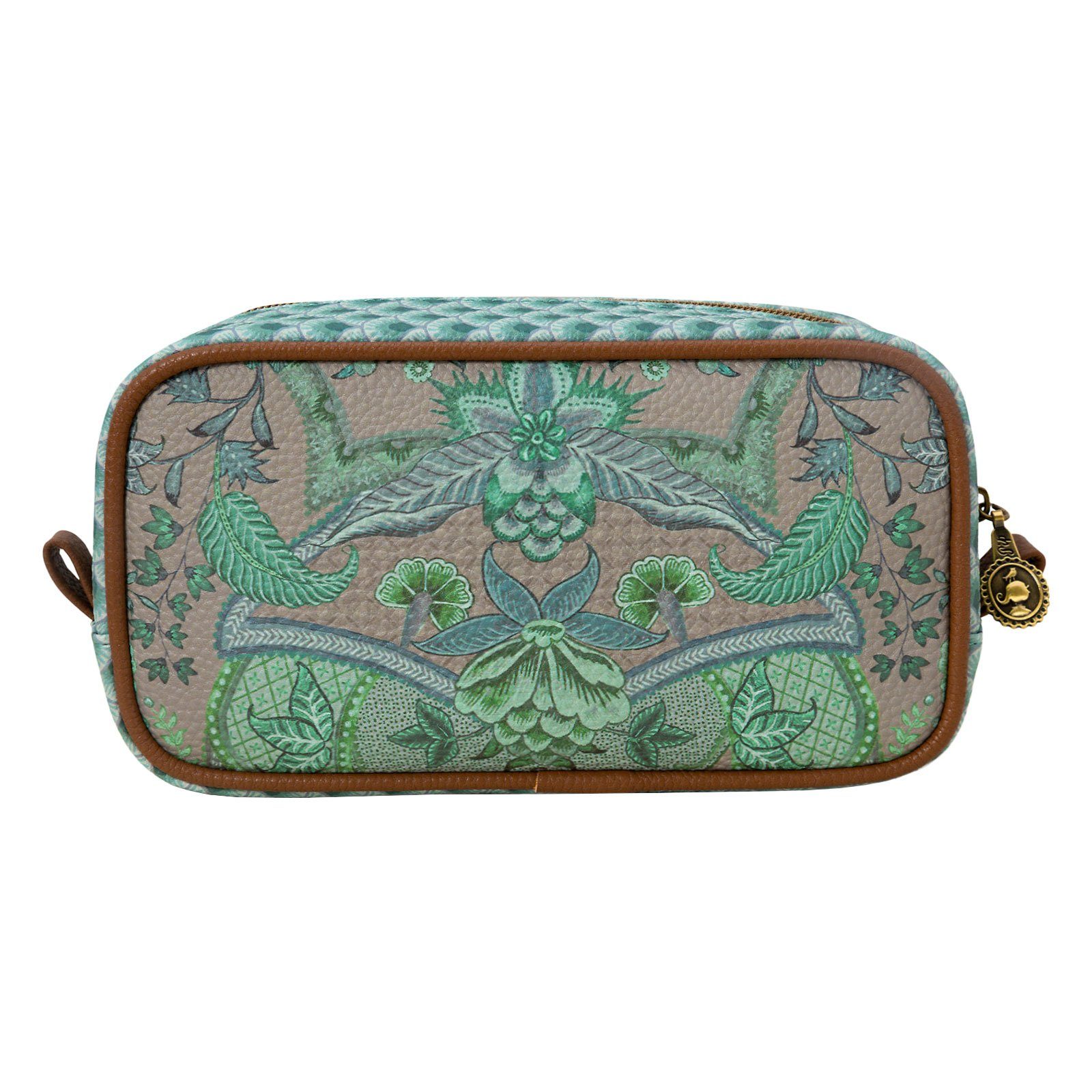 PiP Studio Kosmetiktasche Cosmetic Bag Square Small Kyoto Festival, aus pflegeleichtem und abwischbarem Kunstleder