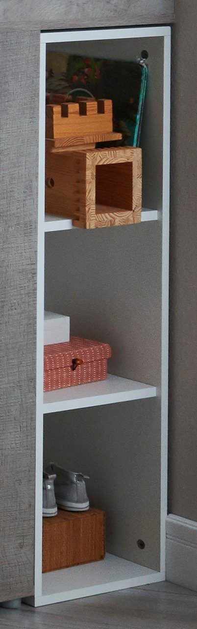 arthur berndt Babyzimmer-Komplettset arthur berndt Kilian, (Set, 5-St), Kleiderschrank, Kinderbett, Wickelkommode, Seiten und Wickelkomm-Regal