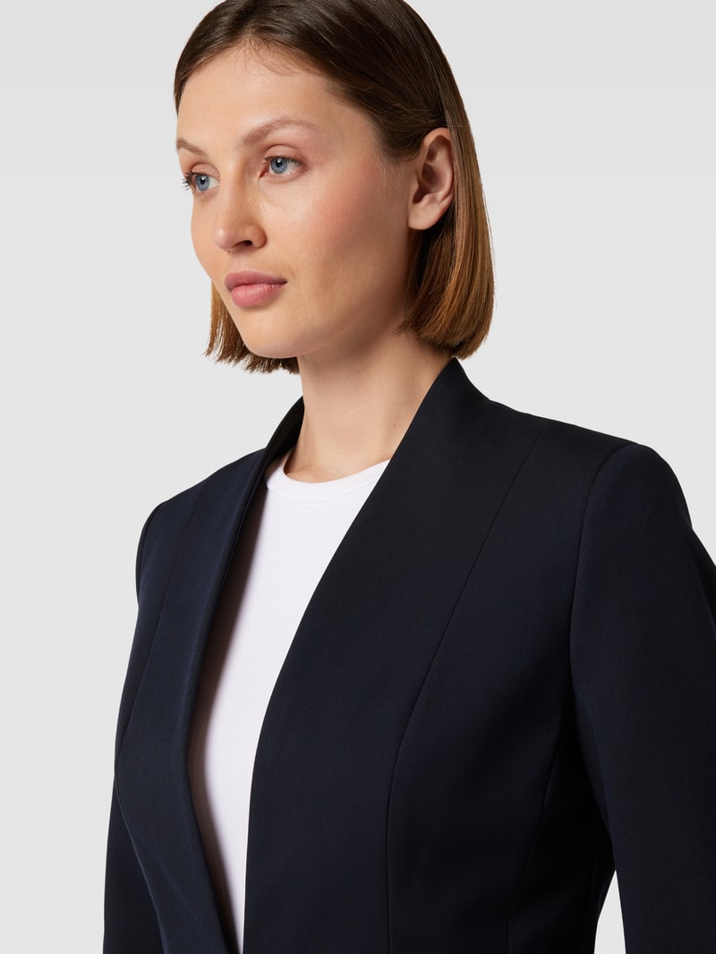 Blazer mit Hakenverschluss in marineblau