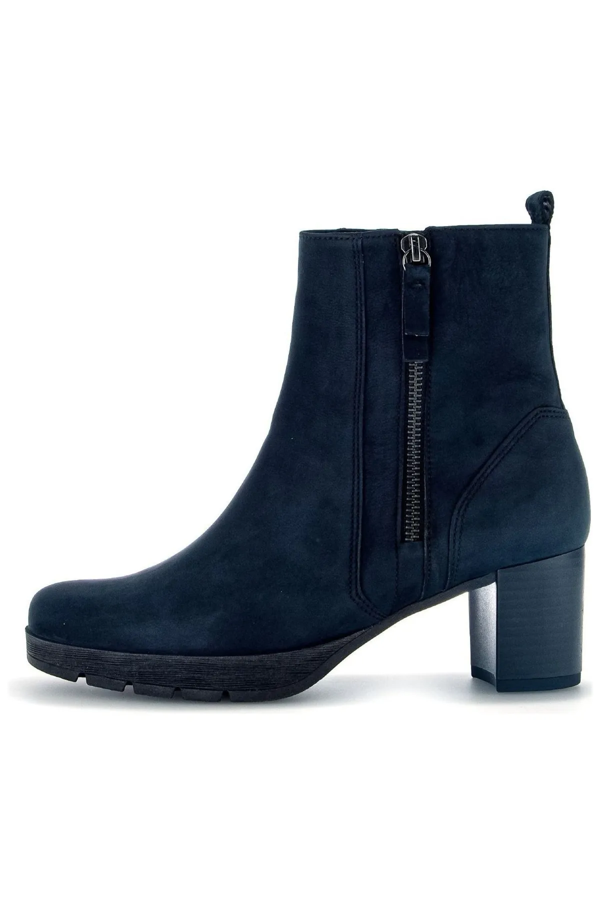 GABOR  Stiefelette - Blau - Blockabsatz