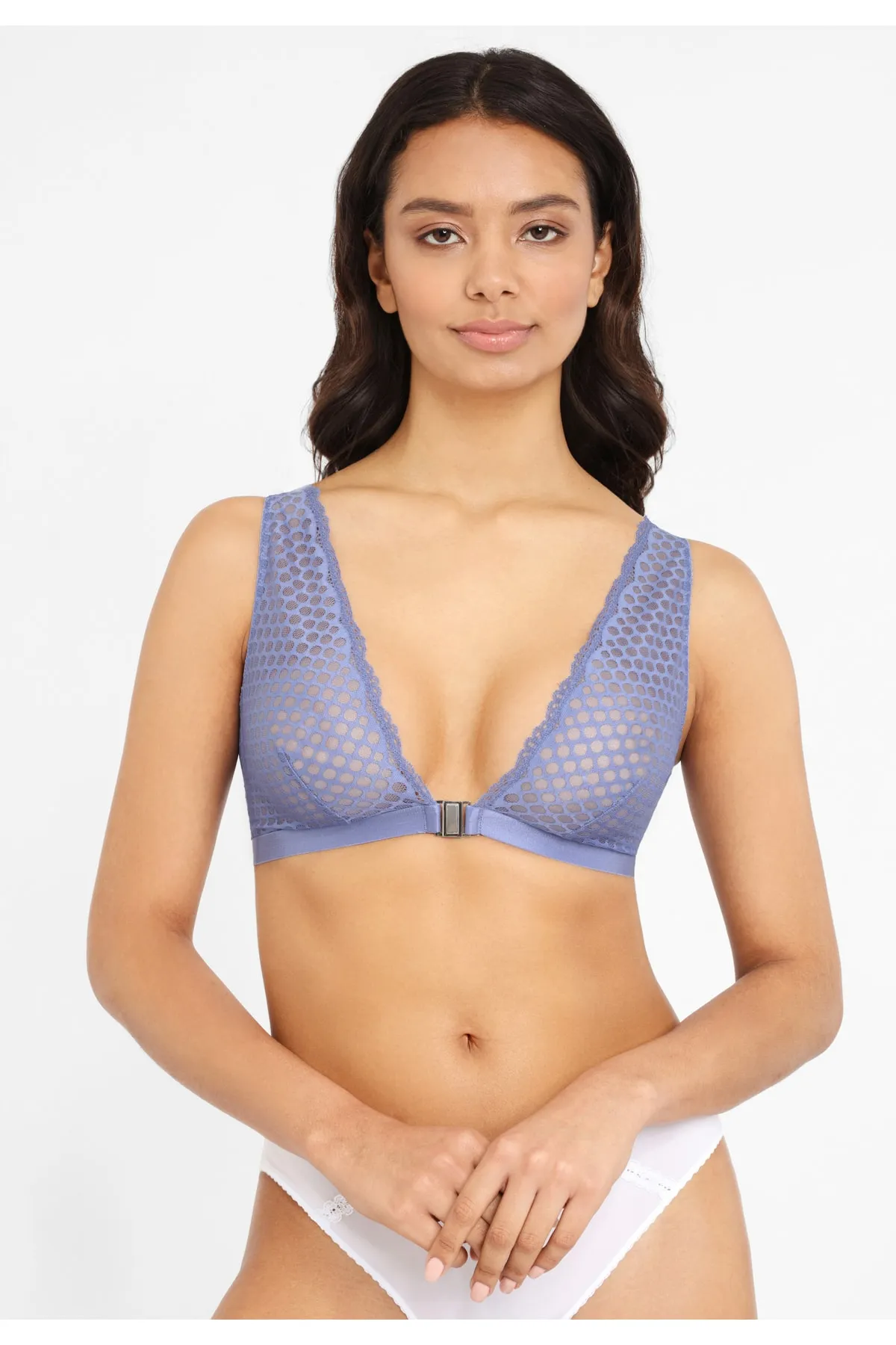 PETITE FLEUR  BH - Blau - Unifarben