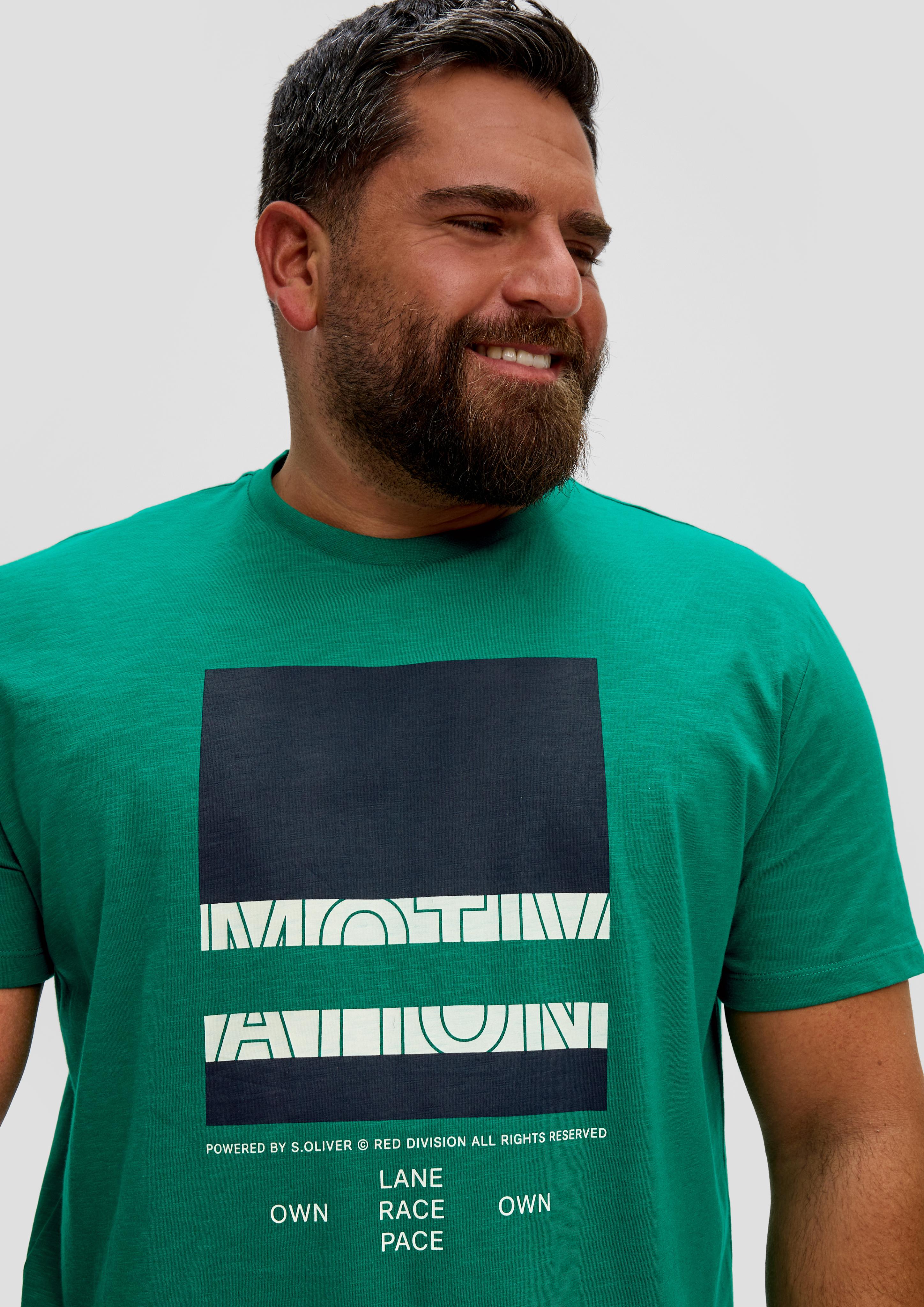 T-Shirt mit Frontprint  2146820-76D1