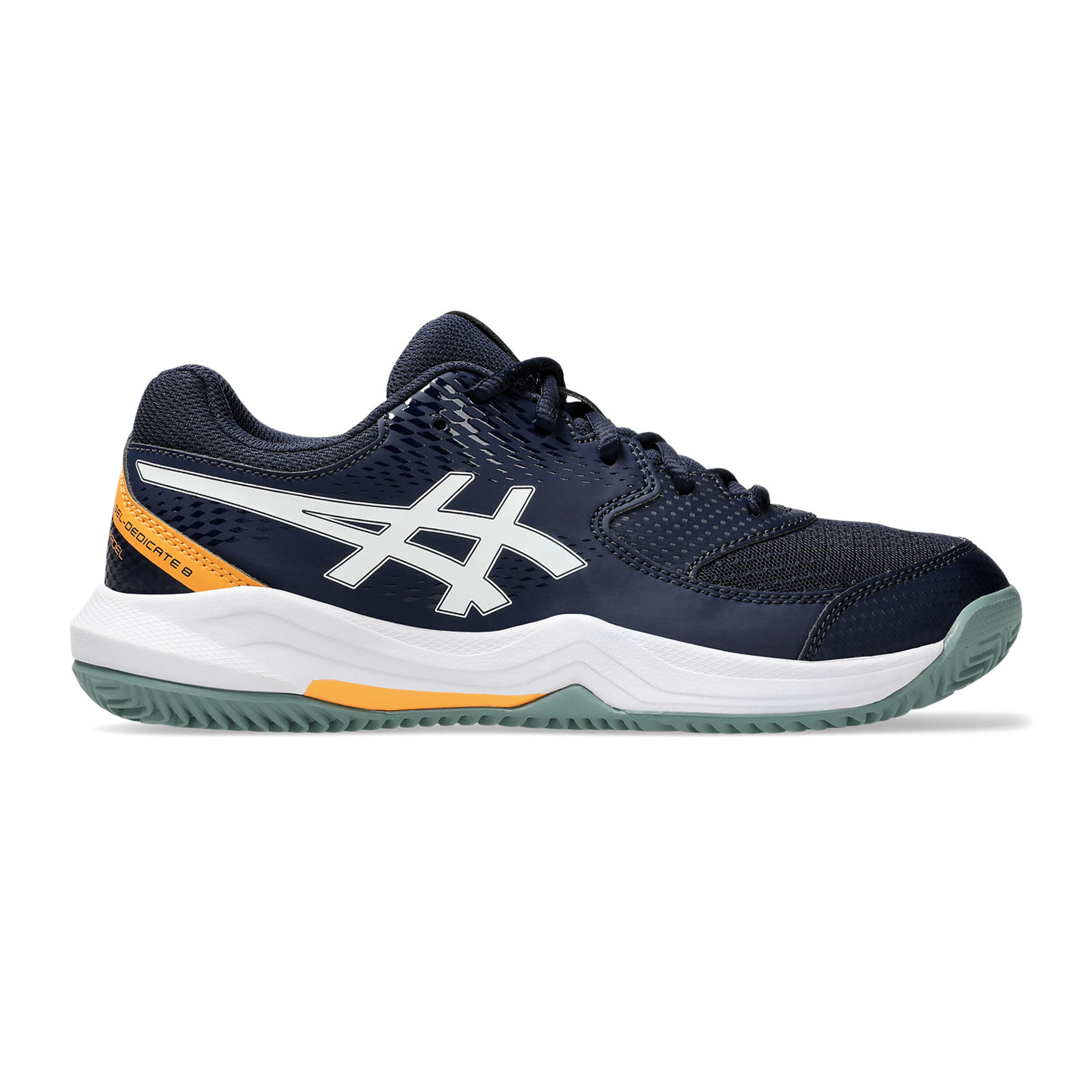 Gel-Dedicate 8 GS Padelschuh Kinder - Dunkelblau, Weiß