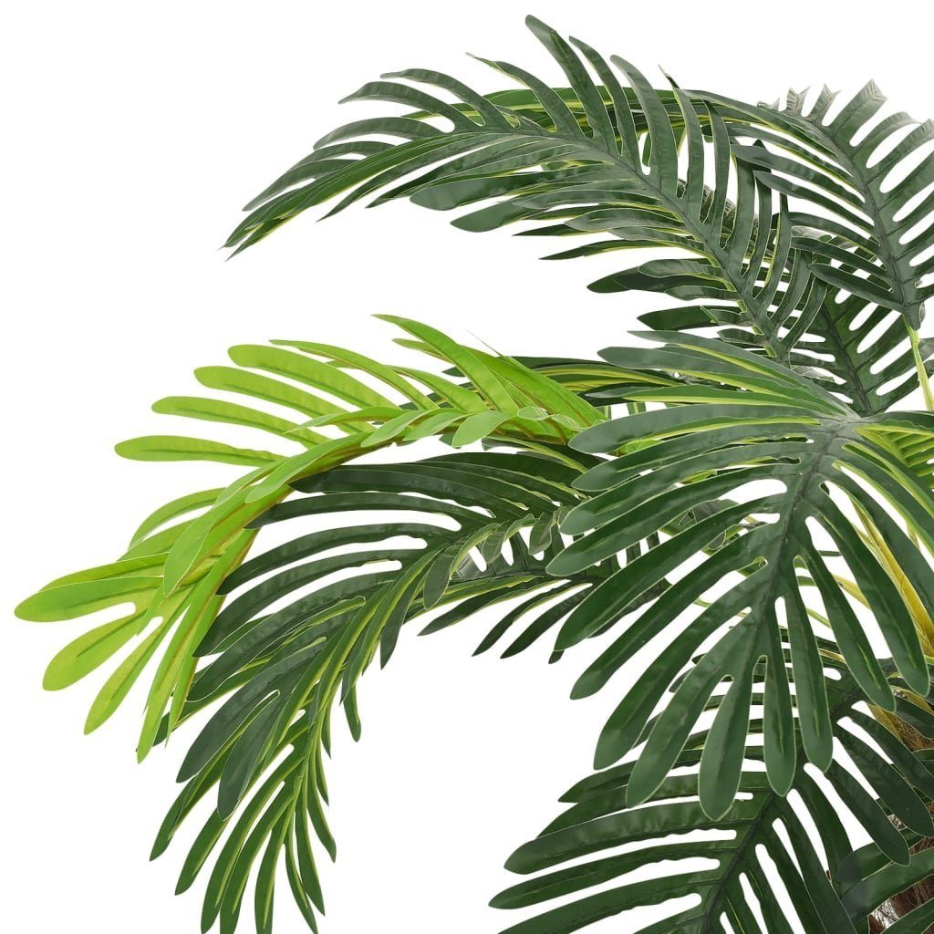 Kunstrasen Künstliche Palme Cycas mit Topf 90 cm Grün, vidaXL, Höhe: 90 mm