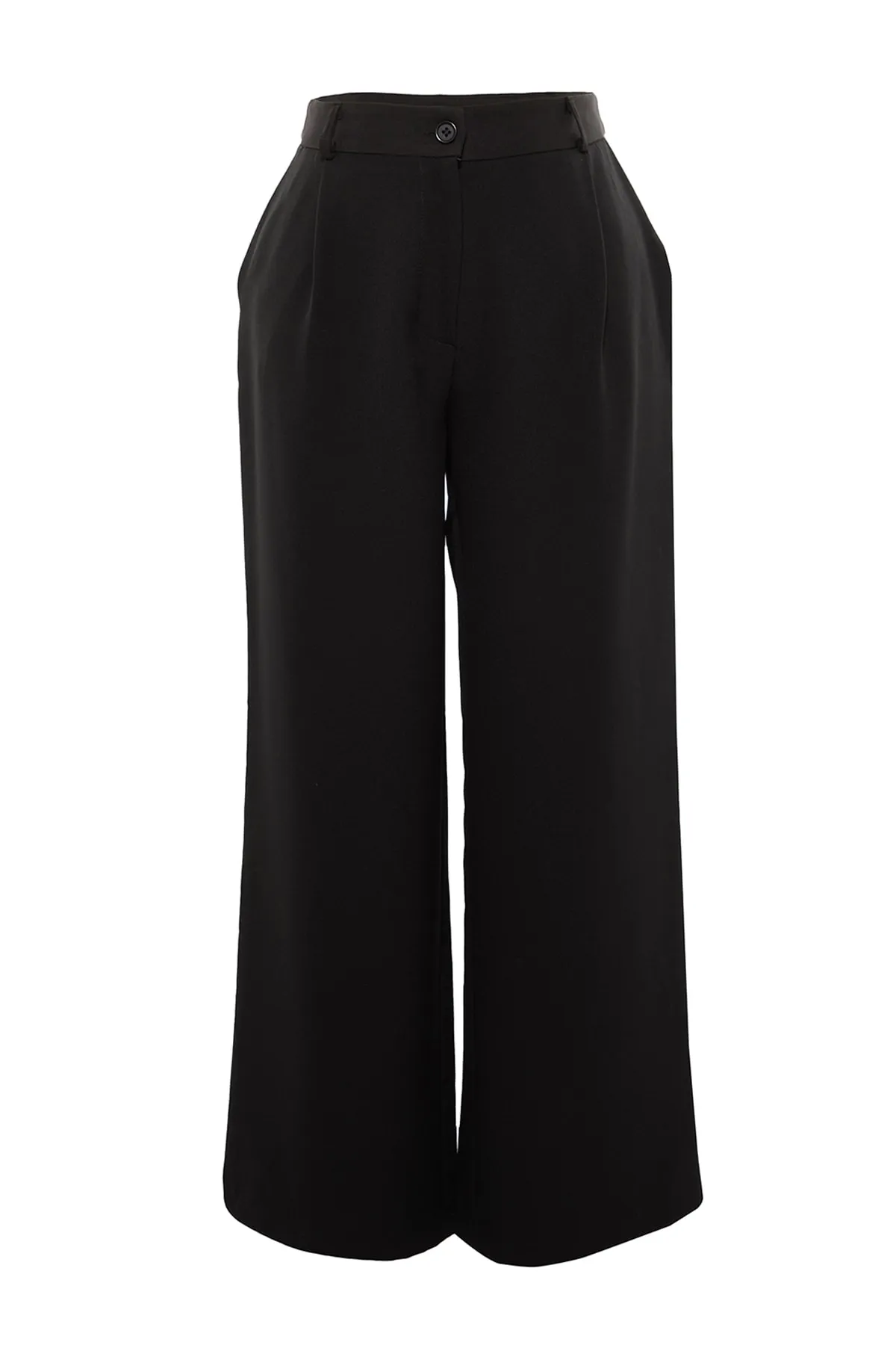 Trendyol Curve  Schwarze Webhose mit weitem Bein TBBAW23AR00007