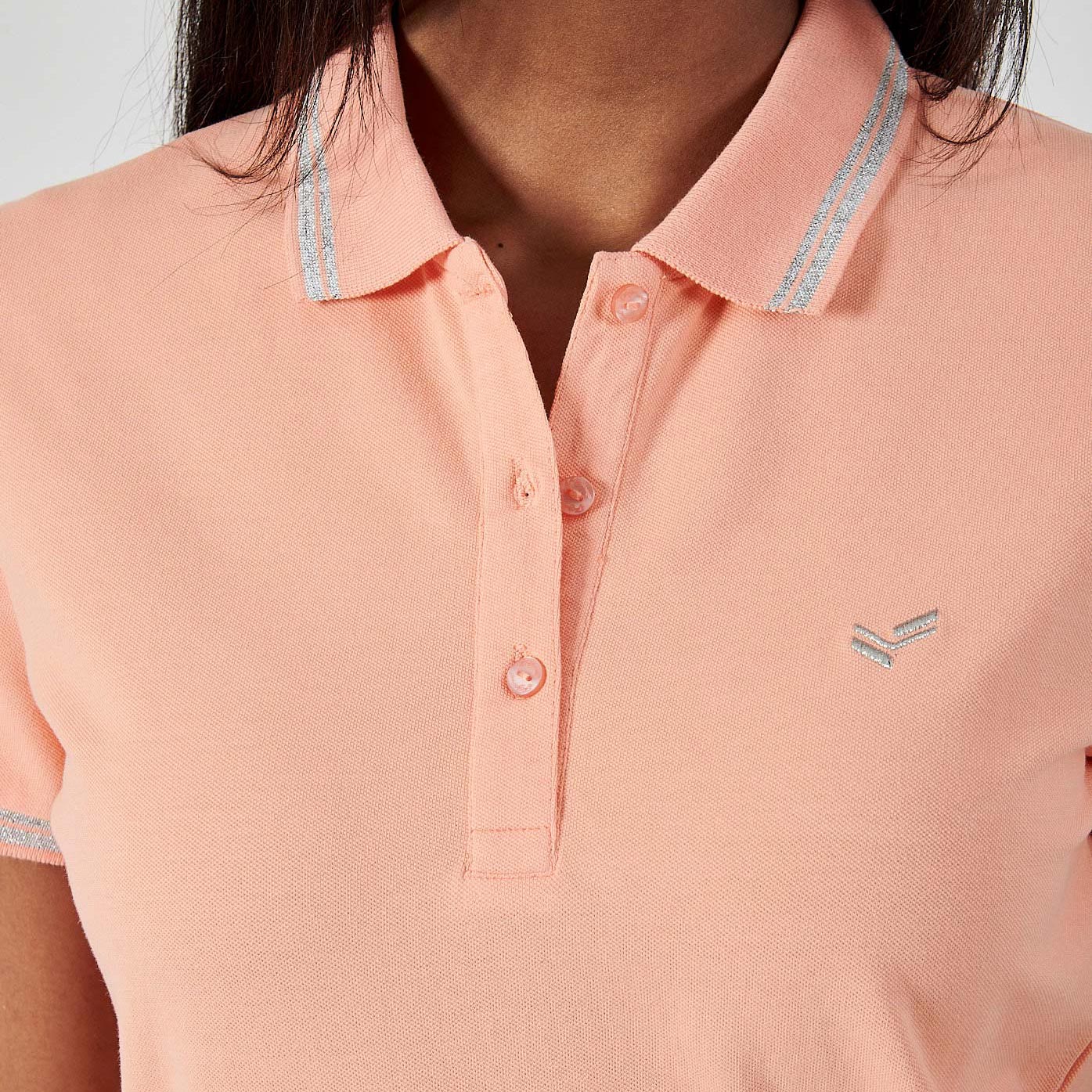JULIX  Robe polo corail Femme
