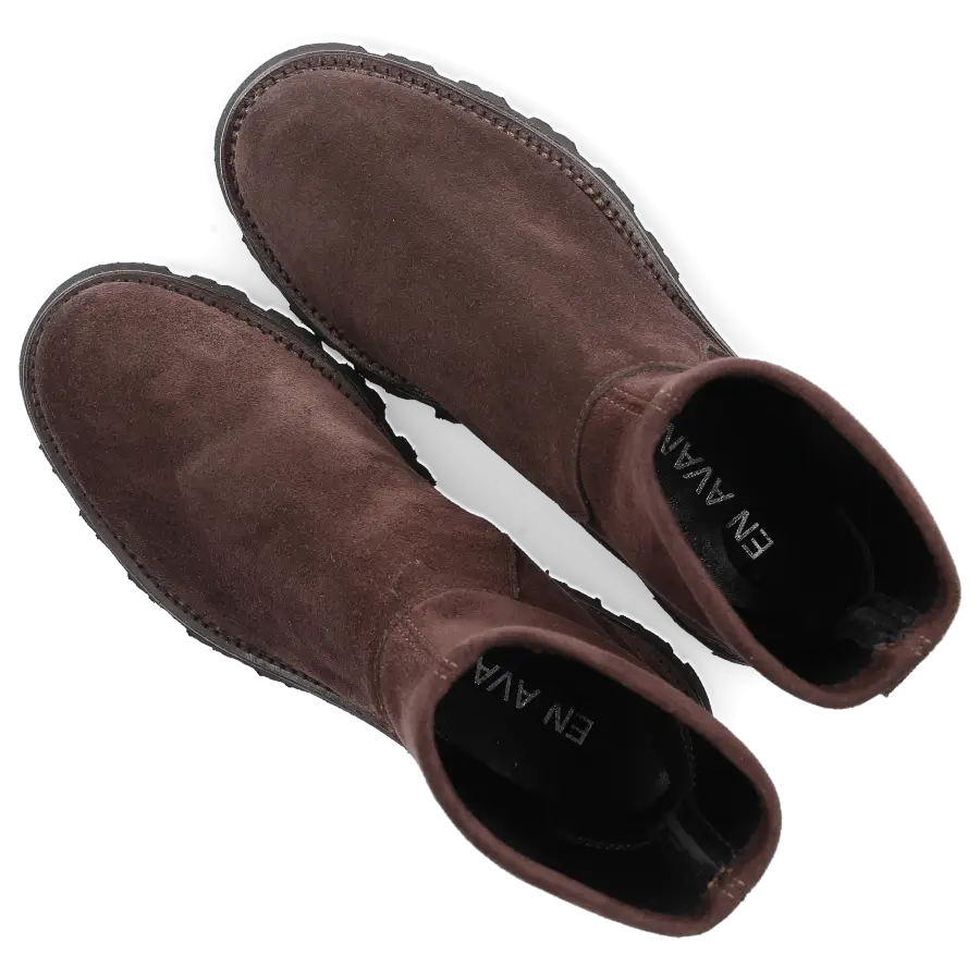 EN AVANT - Stiefeletten C102 Veloursleder - braun