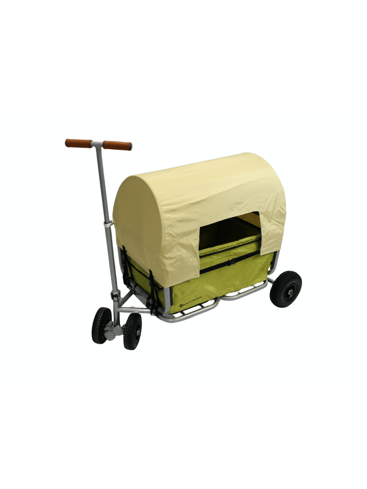Beachtrekker Beachtrekker LiFe faltbarer Bollerwagen (Oliv)   Bremse   Sonnenverdeck günstig kaufen onesize