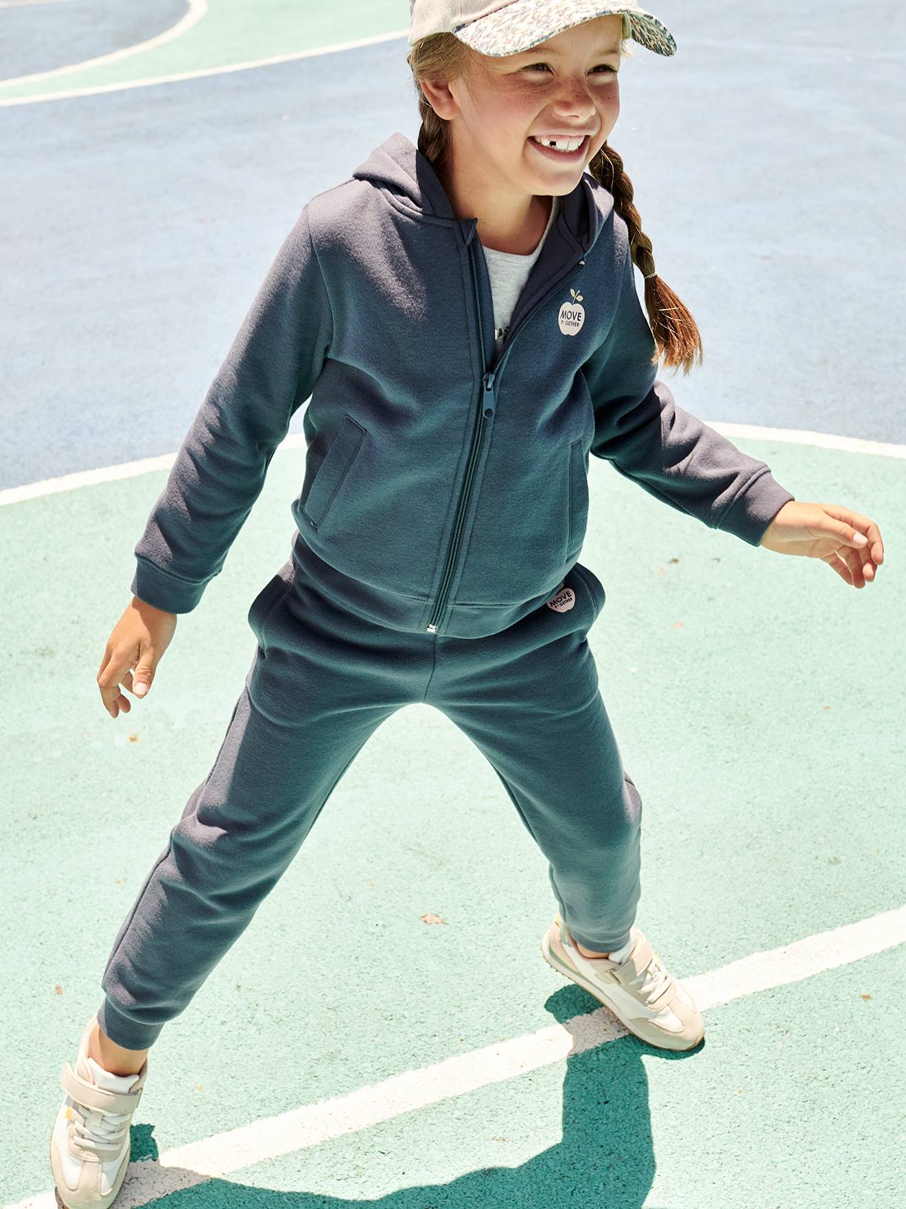Vertbaudet Mädchen Kapuzensweatjacke, Sport BASIC Oeko-Tex - rosa