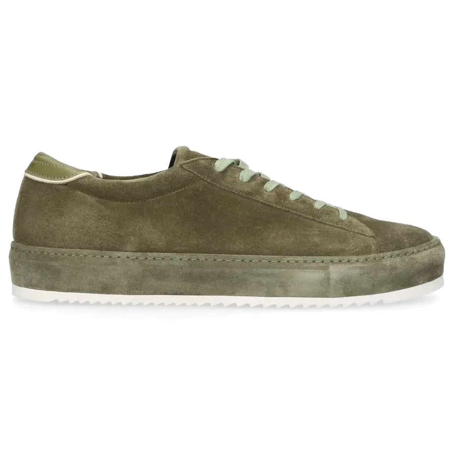 Philippe Model - Sneaker Marais L U Veloursleder grün - grün