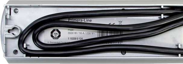 Brennenstuhl 1153390120 Primera-Line pagarinātājs 10 kontaktu sudrabs 2m H05VV-F 3G1.5 rozetes ir pārslēdzamas 5 komplektos
