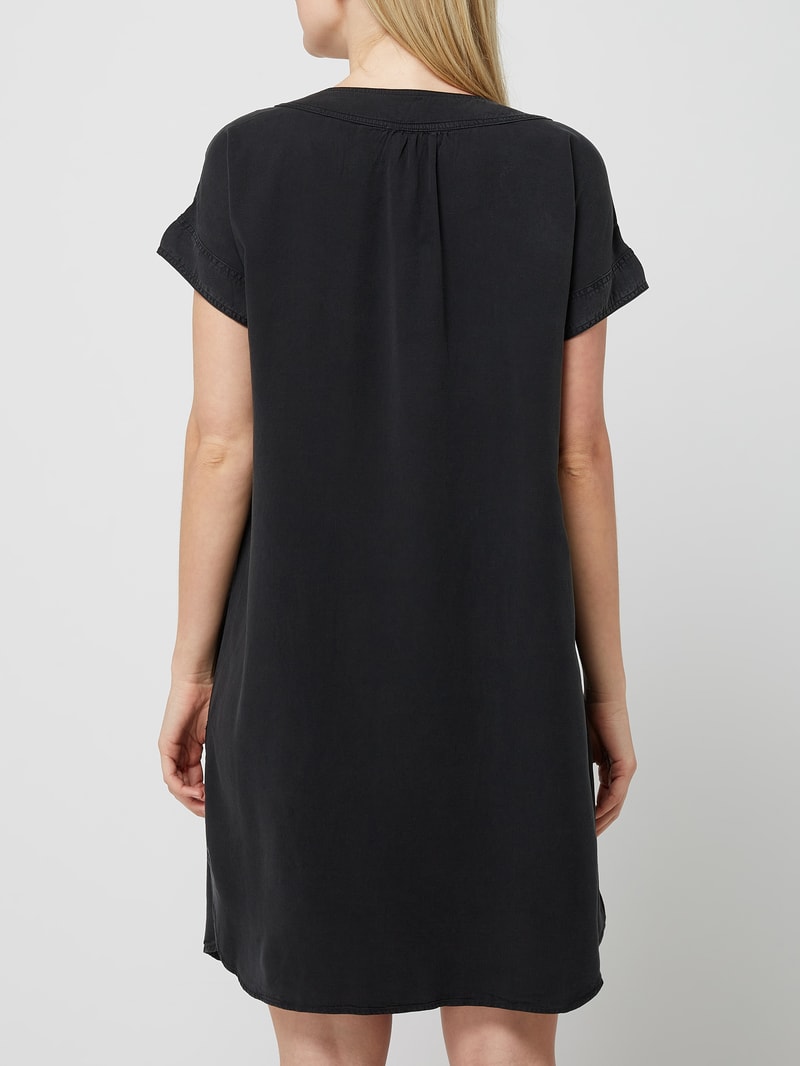 Kleid aus Lyocell in schwarz