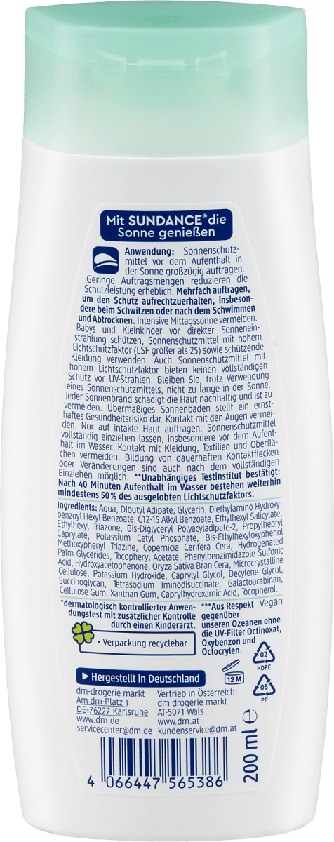 Sonnenmilch Kids sensitiv, LSF 50+, 200 ml