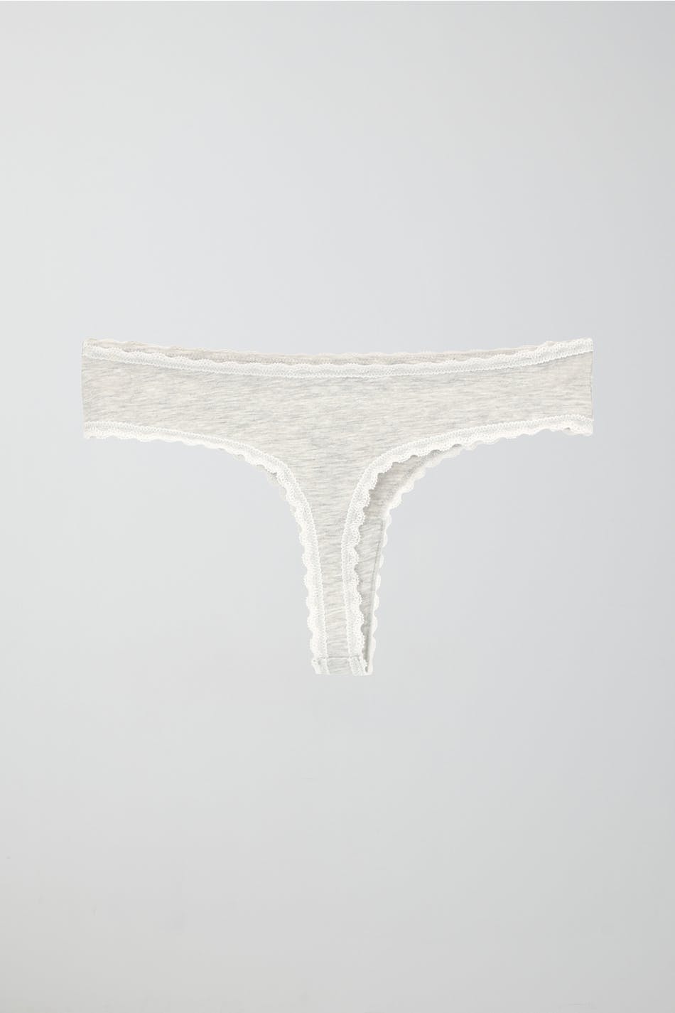 Cotton half thong