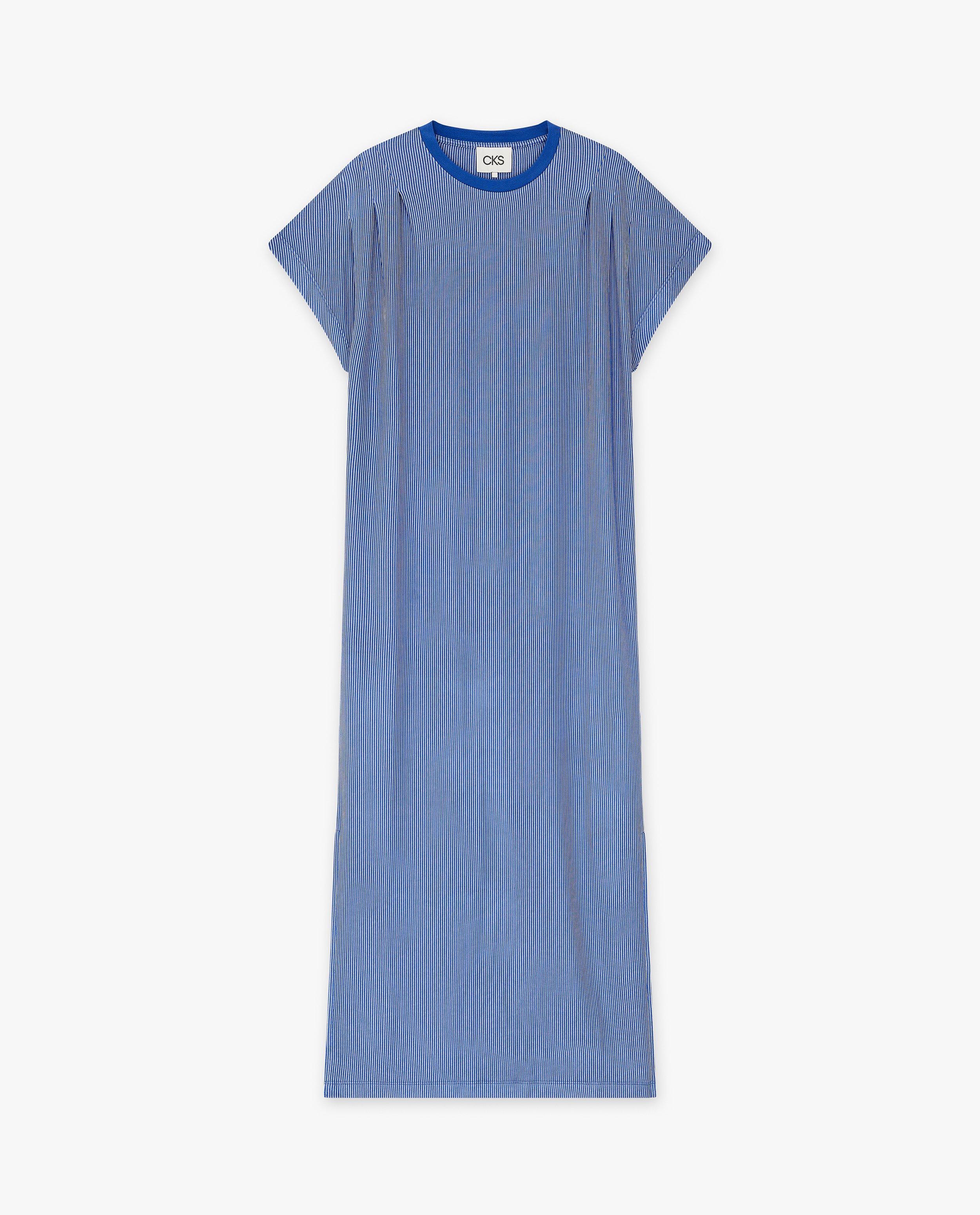 Rochie tricou albastră pentru femei CKS, albastru închis
