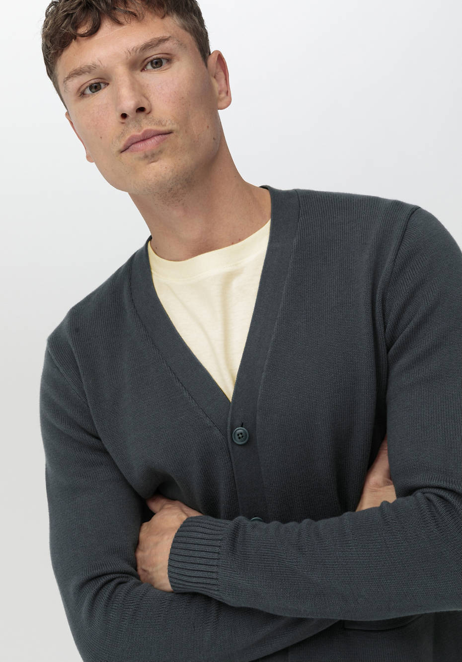 Cardigan aus reiner Bio-Baumwolle