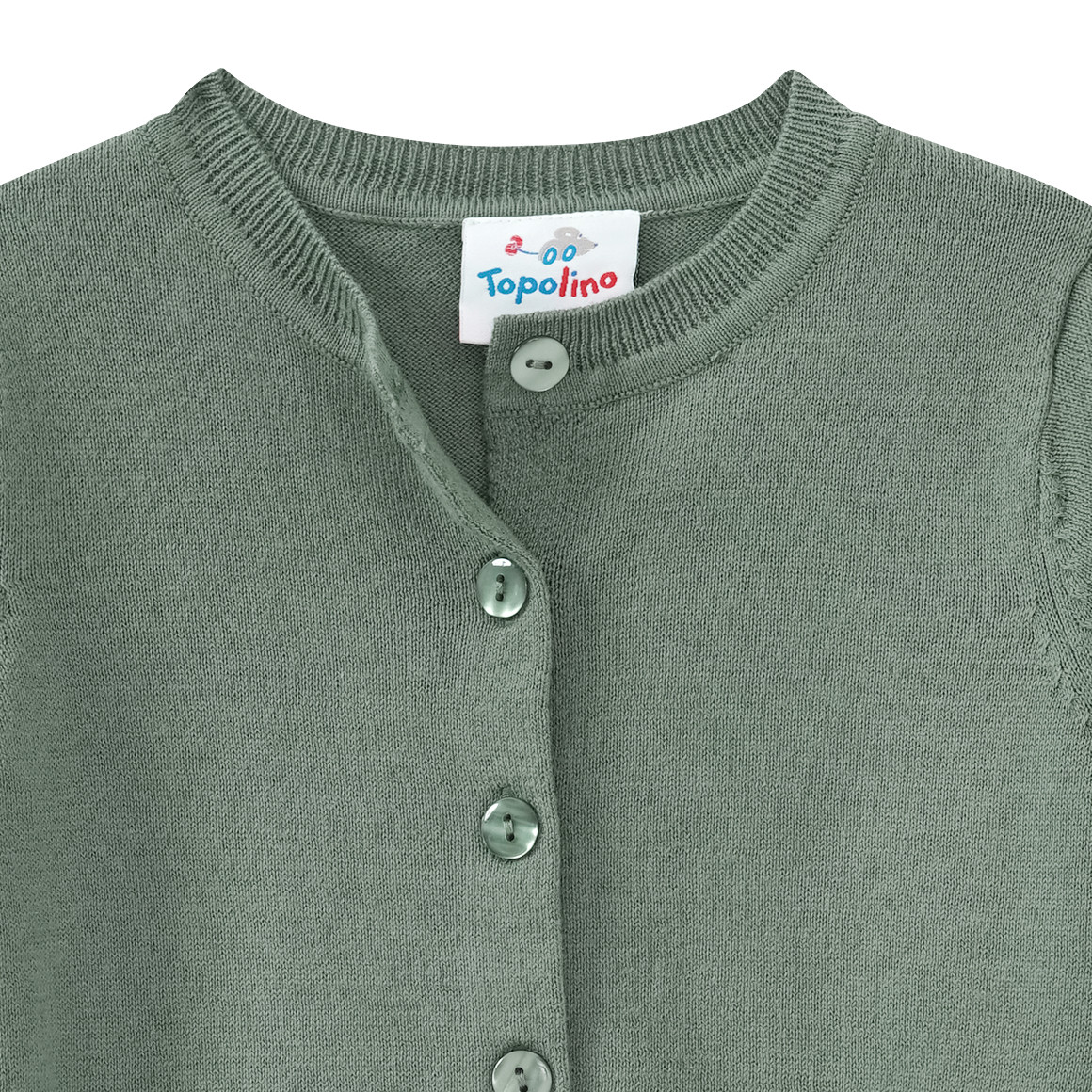 Mädchen Feinstrickjacke im Basic-Look