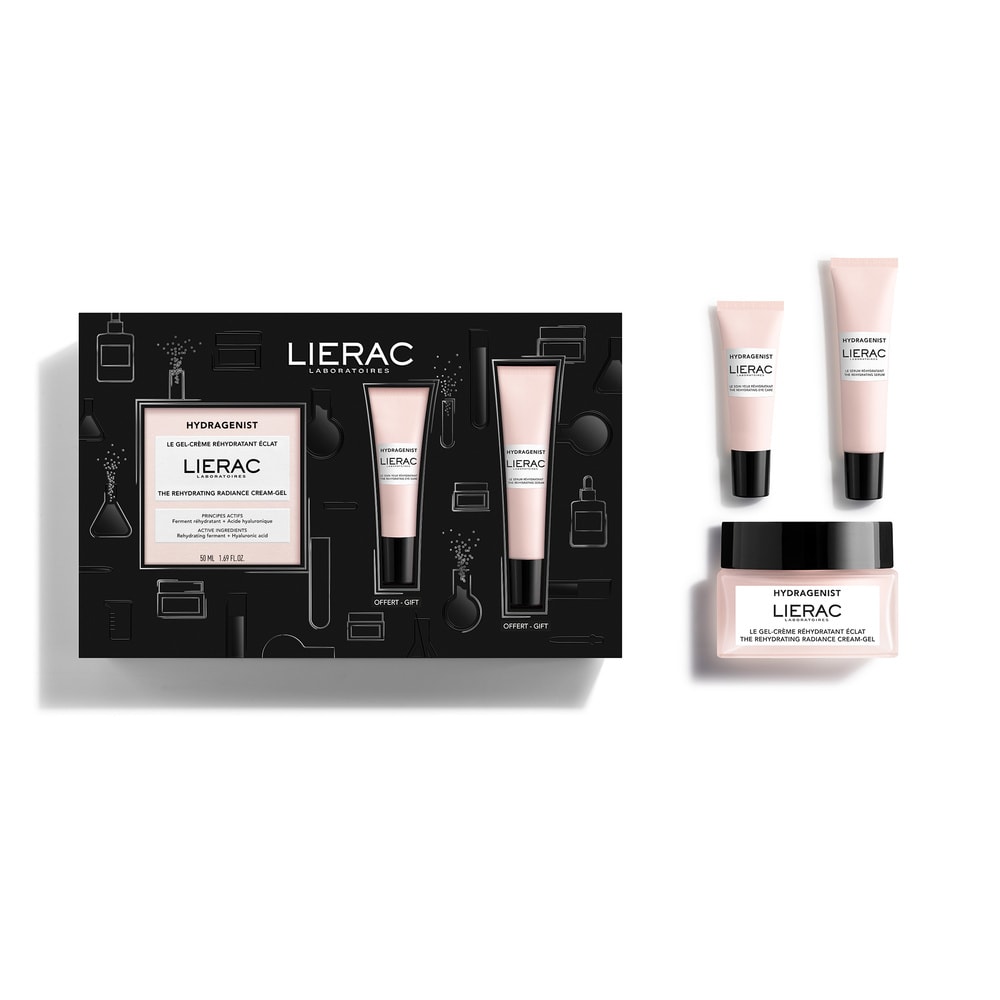 Lierac Coffret Hydratation Eclat - Gel-Crème 50ml + Sérum 15ml + Soin Yeux 7.5ml Coffret