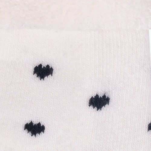 Little Heart Socks - White Baby Sock Pack