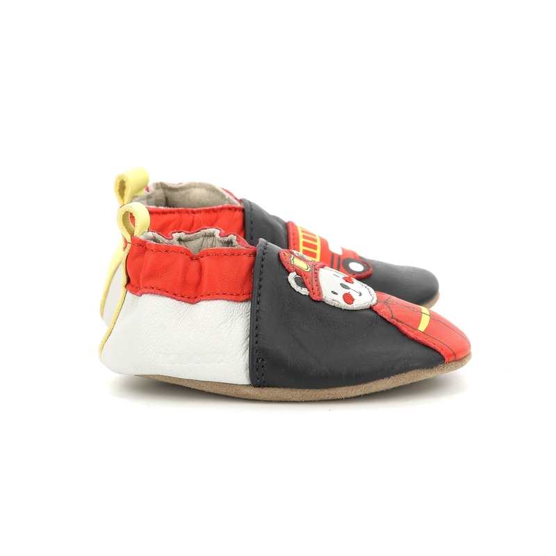 Chaussons cuir tannage vegetal Fireman