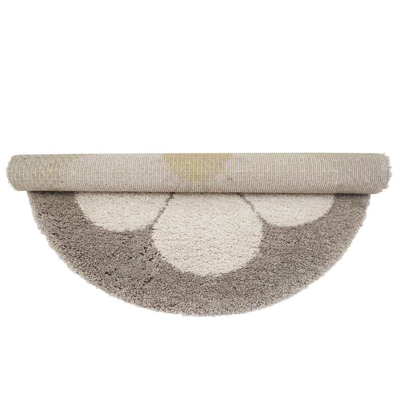 Tapis rond beige Bohemian Daisy