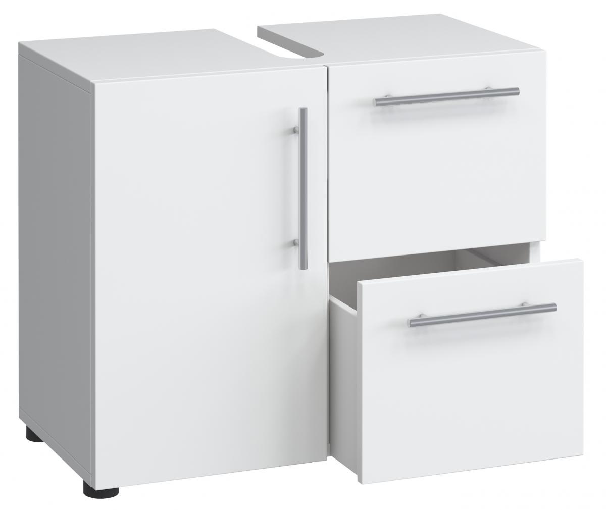 VCM Badunterschrank Flandu Weiß