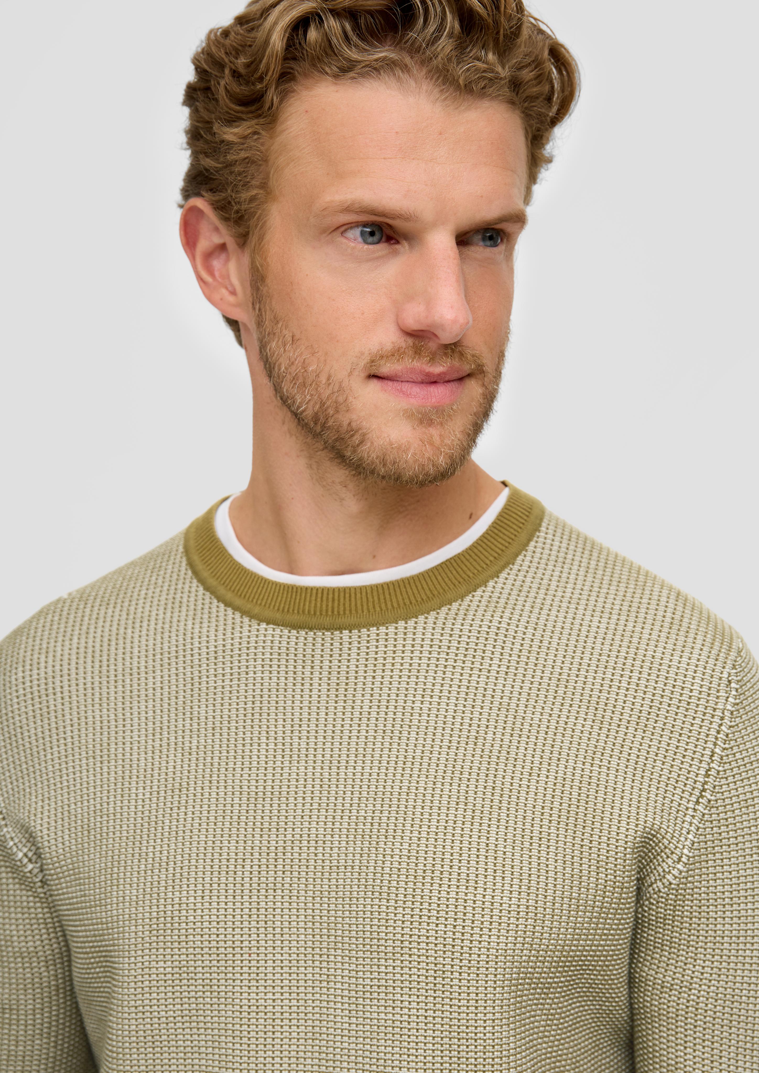 Pullover mit Two-Tone-Muster  2118058-77X0