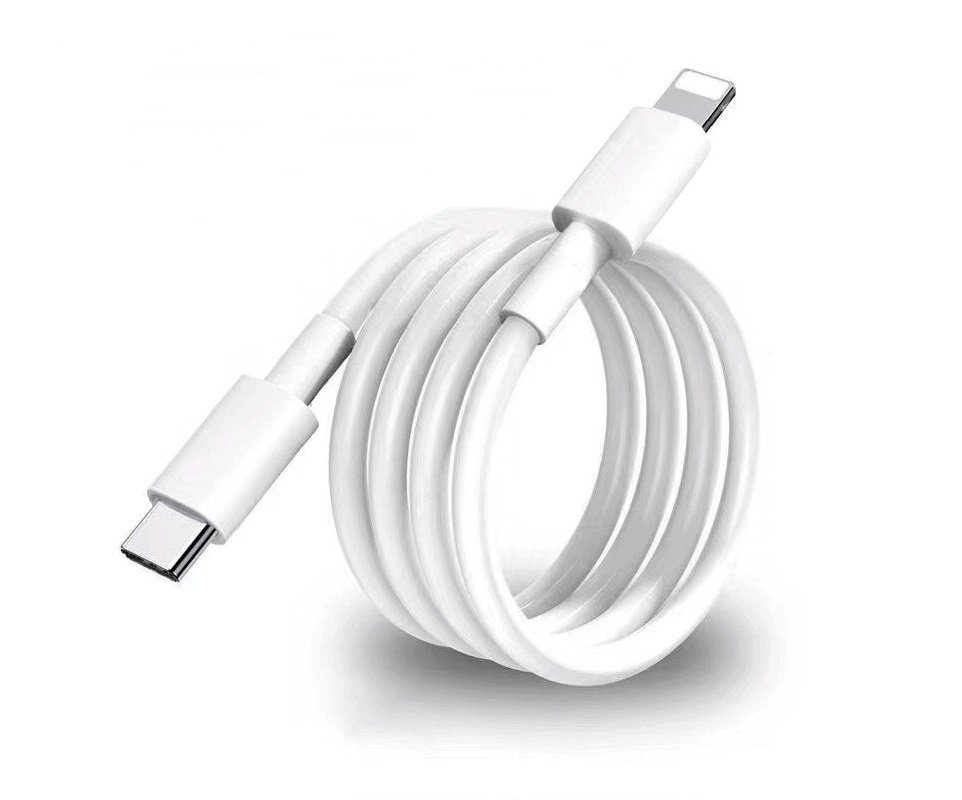 Ventarent Ladekabel passt für iPhone 8 11 12 13 14 X XS XR Pro Max Mini Autoladekabel, Lightning, USB-C (100 cm), Unterstützt Power Delivery
