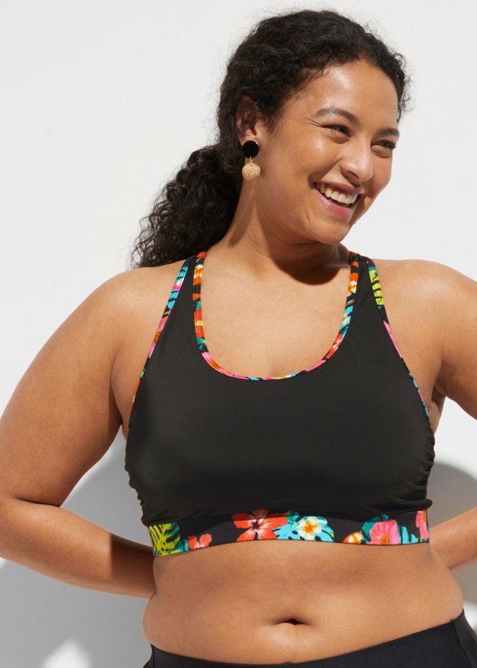 Bustier Bikini Oberteil aus recyceltem Polyamid