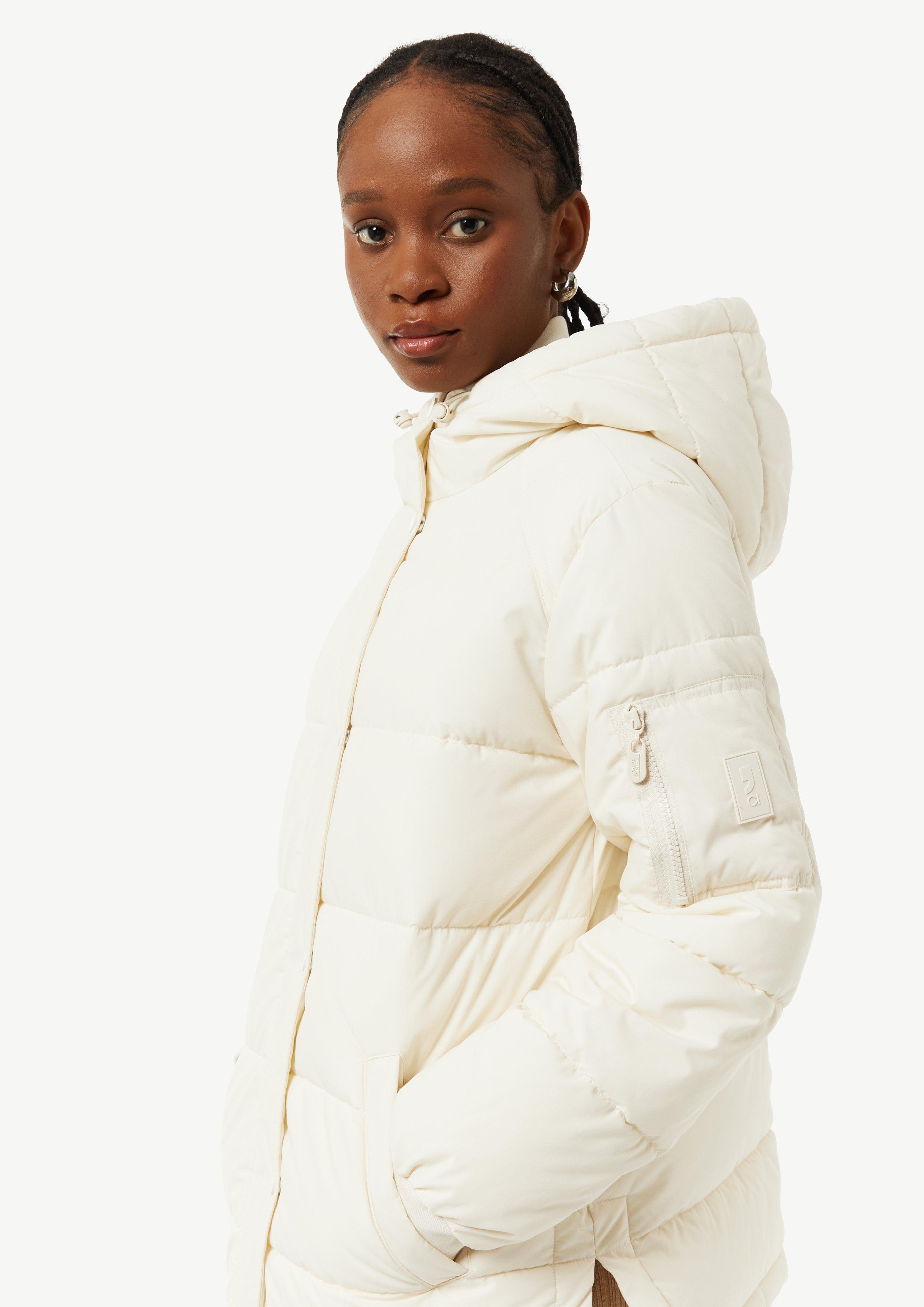 Steppjacke aus Baumwollmix - helles beige