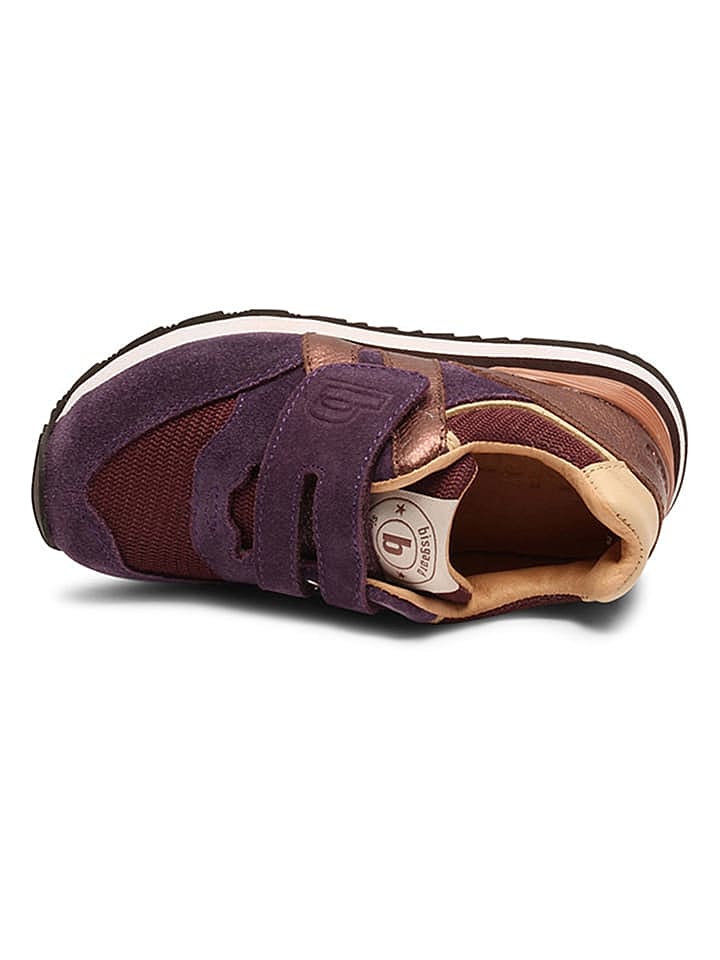bisgaard Leder-Sneakers in Lila günstig kaufen 32