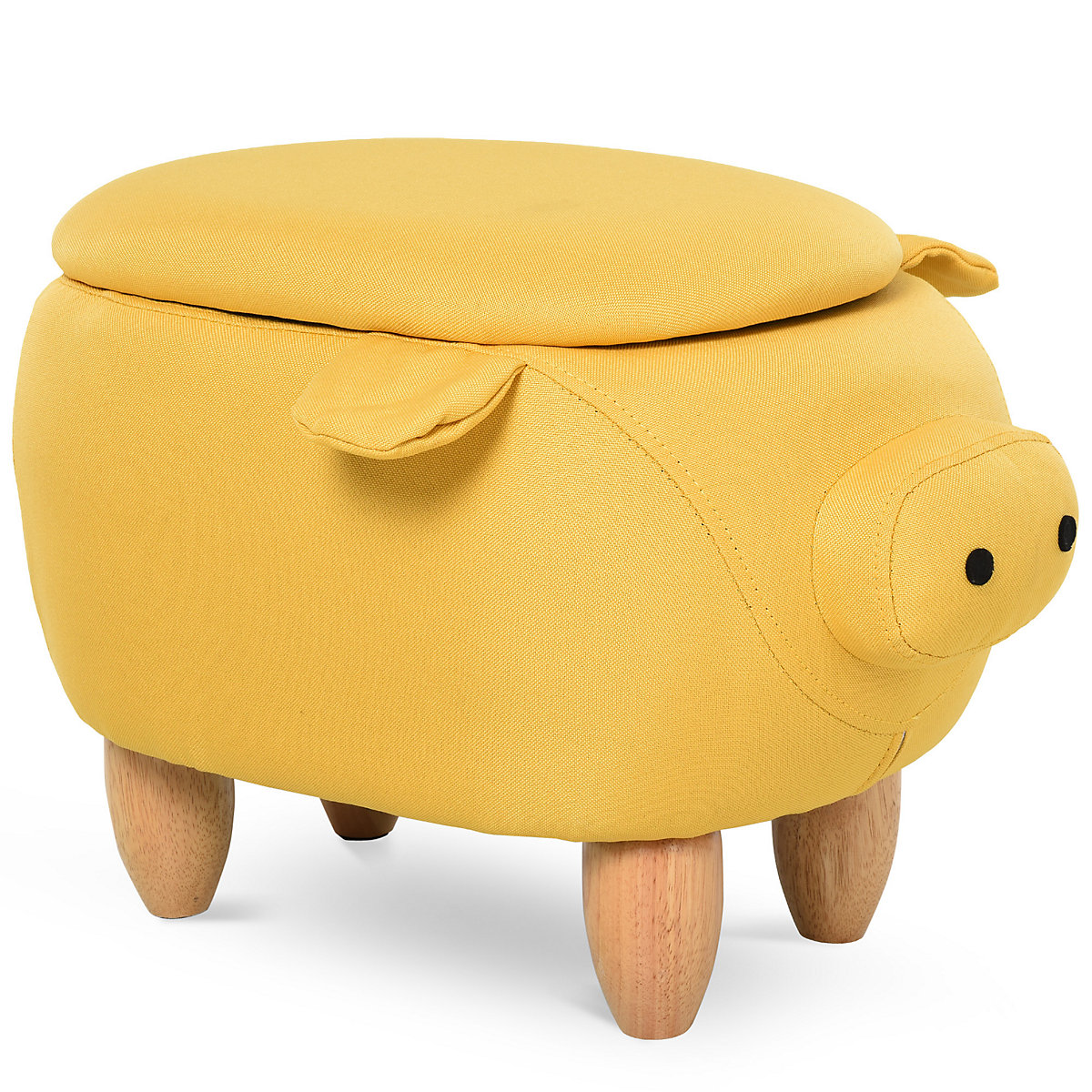 Kinderhocker in Schweinchenform