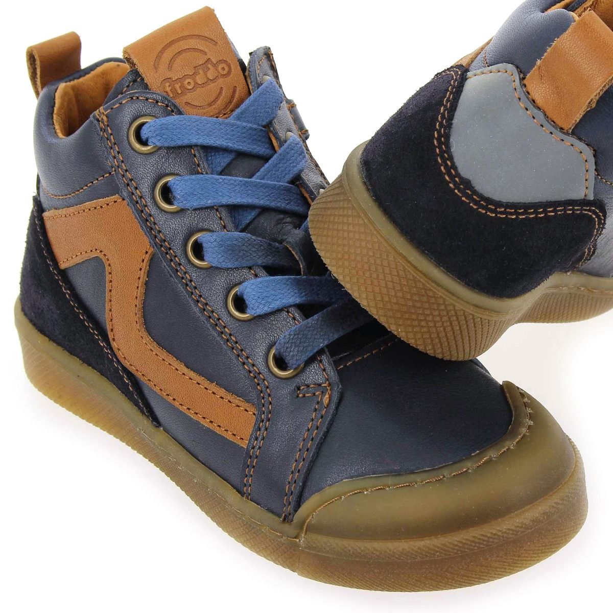 Froddo  ROSARIO LACE-UP - marine cognac