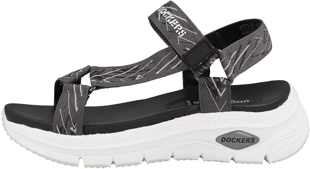 DOCKERS Klassische Sandalen schwarz