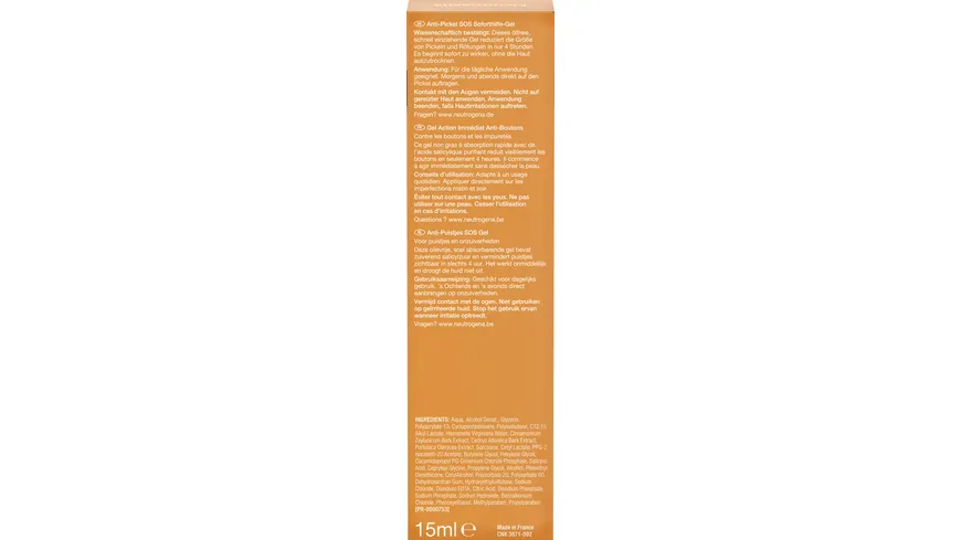 Neutrogena Anti-Pickel SOS Soforthilfegel 15 ml
