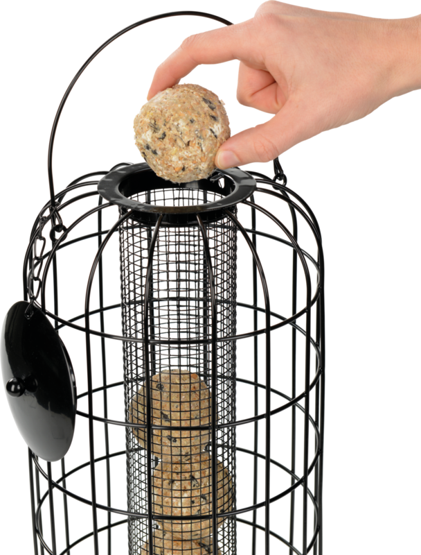 AniOne Vogelfutterspender AniOne Futterschutzsäule für Meisenknödel